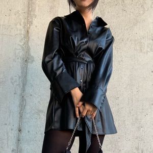 Zara Leather Dress